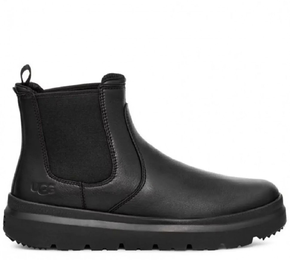 Ugg Mens Burleigh Chelsea Leather Black