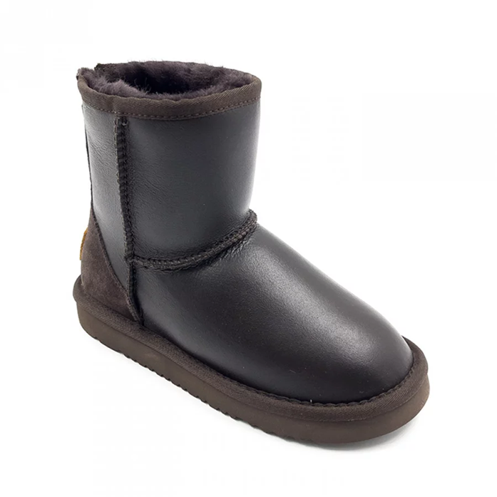 Ugg Kids Zip Metallic Chocolate