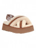 Ugg W Disco Cross Slide Chestnut