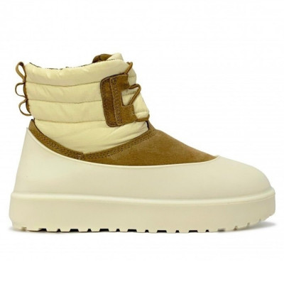 Ugg Mens Classic Mini Lace-Up Weather - Chestnut / Whitecap Grey