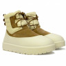 Ugg Mens Classic Mini Lace-Up Weather - Chestnut / Whitecap Grey