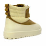 Ugg Mens Classic Mini Lace-Up Weather - Chestnut / Whitecap Grey