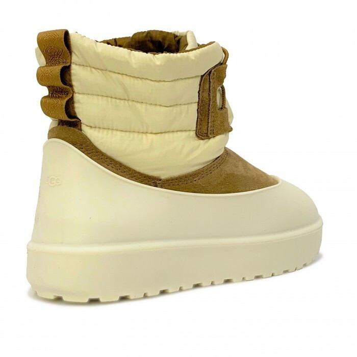 Ugg Mens Classic Mini Lace-Up Weather - Chestnut / Whitecap Grey
