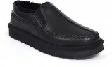 Ugg Stitch Slip - Leather Black