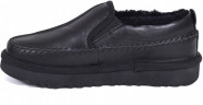 Ugg Stitch Slip - Leather Black