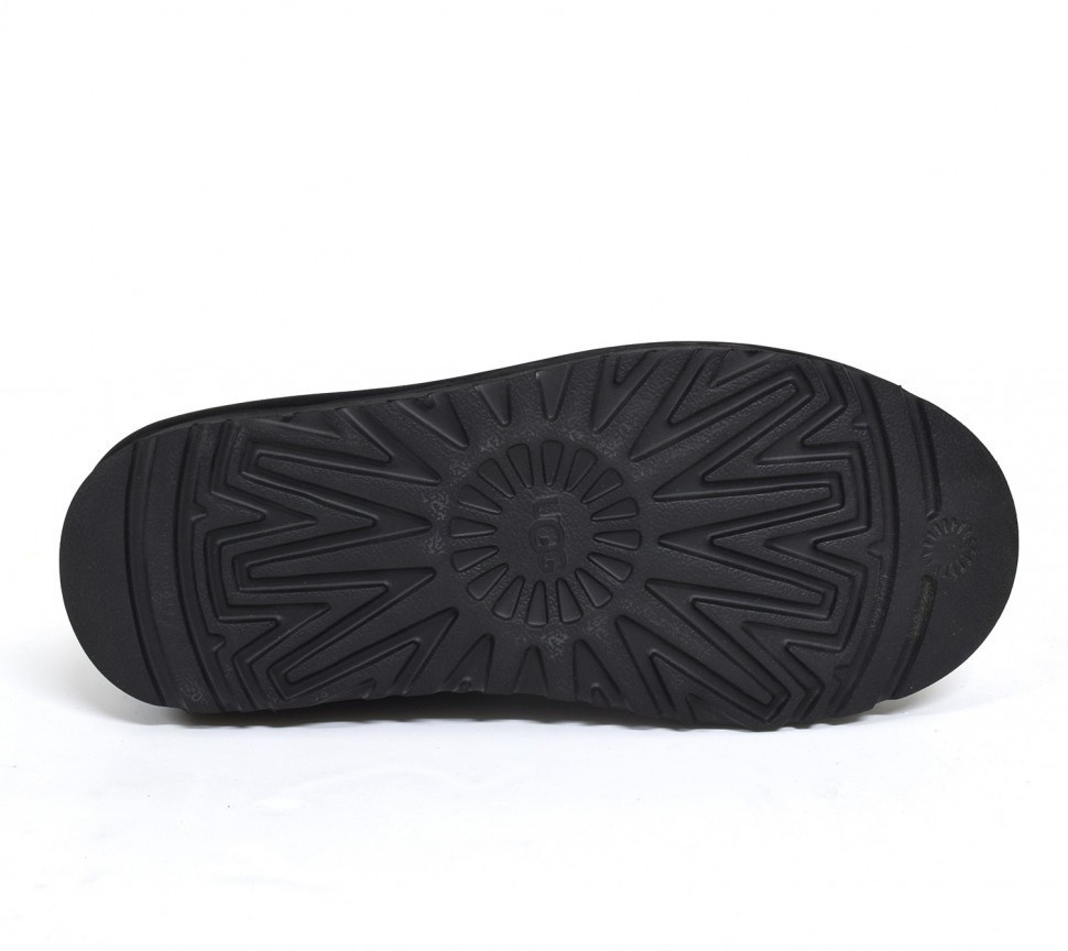 Ugg Stitch Slip - Leather Black