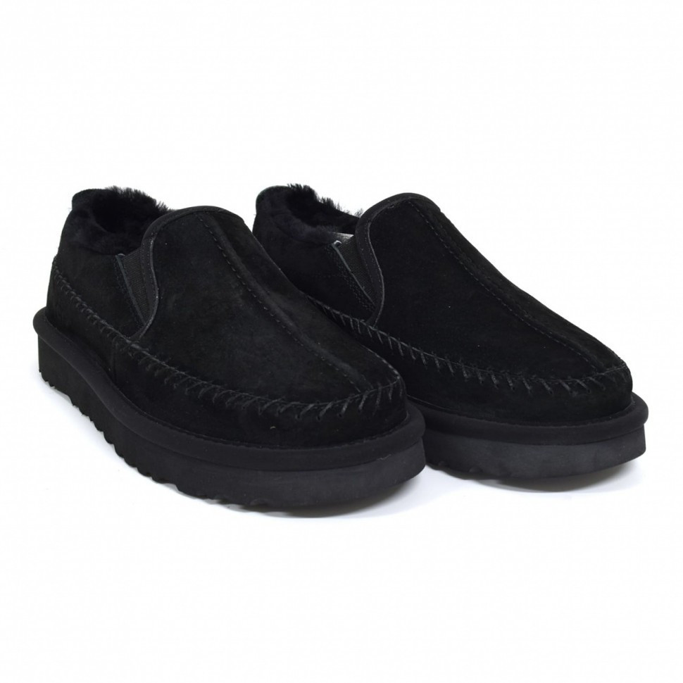 Ugg Stitch Slip On Black
