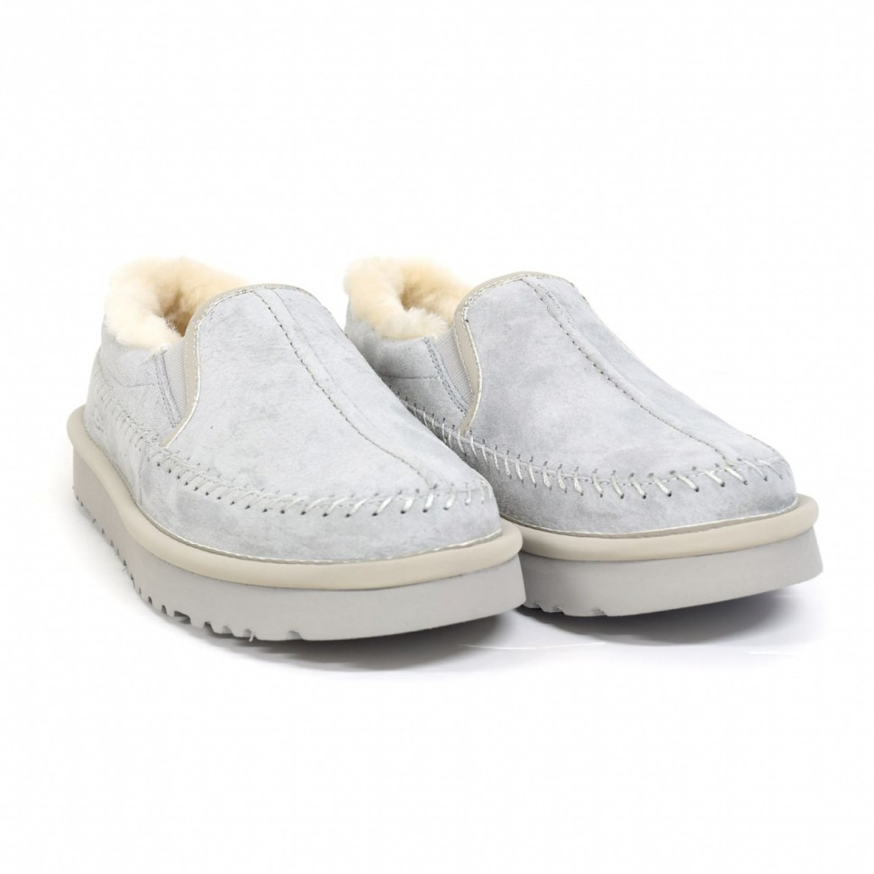 Ugg Stitch Slip On Grey Violet