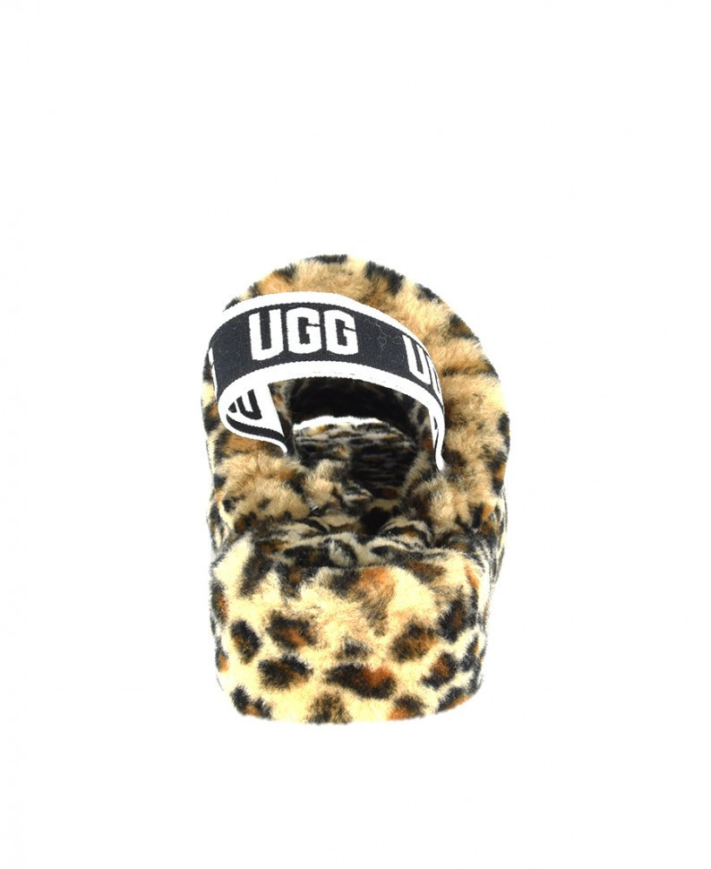 Ugg Fluff Yeah Slide-Leopard