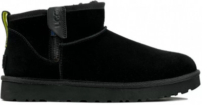 Ugg Men Classic Ultra Mini ZIP - Black