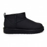 Ugg Mens Classic Ultra Mini Leather Black