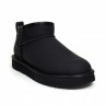 Ugg Mens Classic Ultra Mini Leather Black