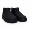 Ugg Mens Classic Ultra Mini Leather Black