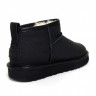 Ugg Mens Classic Ultra Mini Leather Black