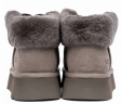 Ugg Funkette Platform Boots - Smoke