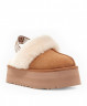 Ugg Funkette Suede Platform Chestnut