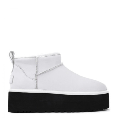 UGG Ultra Mini Platform Leather White