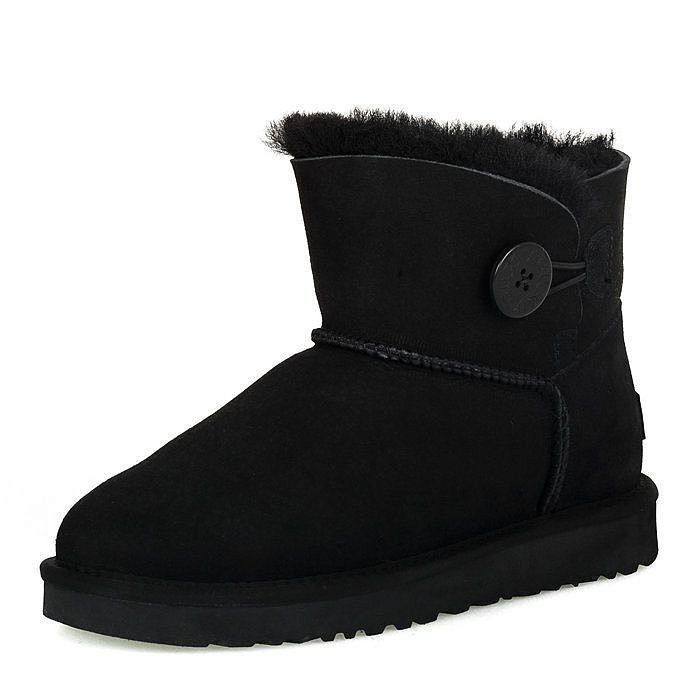 Ugg Mini Bailey Button II Black
