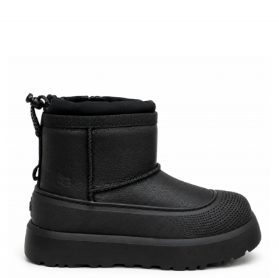 Ugg Kids Mini Weather Hybrid Black Leather