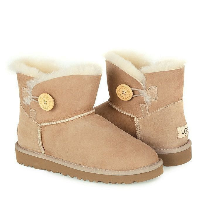 Ugg Mini Bailey Button II Sand