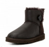 Ugg Mini Bailey Button Metallic Chocolate