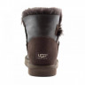 Ugg Mini Bailey Button Metallic Chocolate