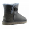 Ugg Mini Bailey Button Metallic Grey