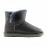 Ugg Mini Bailey Button Metallic Grey