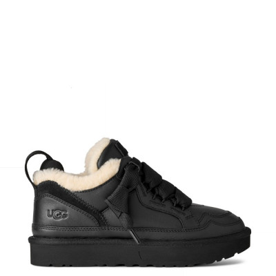 Ugg Lowmel Sneaker Leather Black