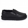 Ugg Men Stitch Slip - Leather Black