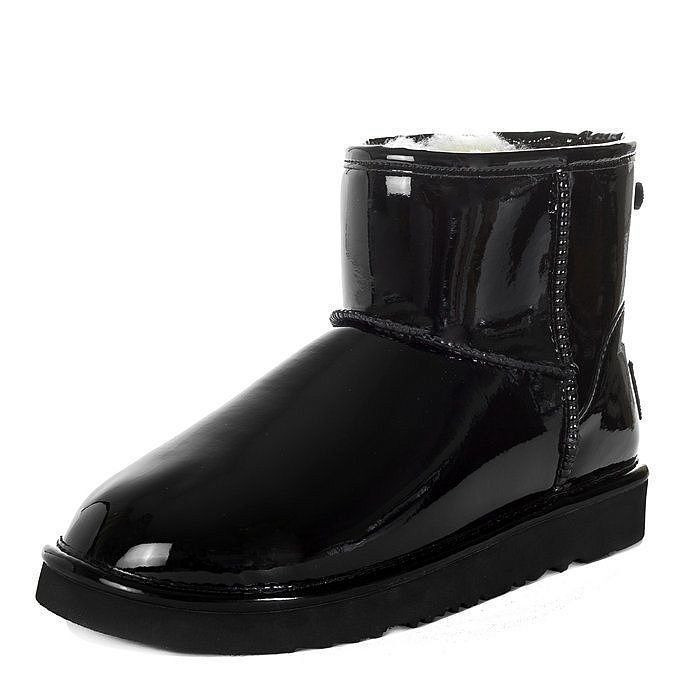 Ugg & Jimmy Choo Mini Patent II Black