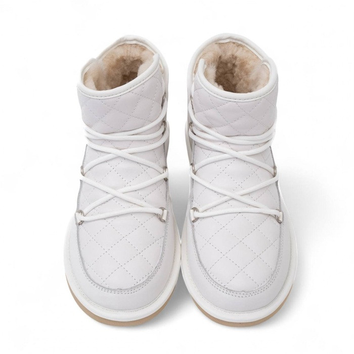 Ugg Lodge Mini Leather White